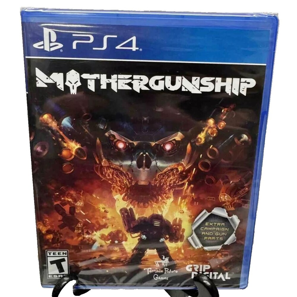 Mothergunship PS4 PlayStation 4 Game Brand New Factory Sealed Extra Content DLC